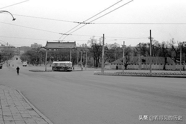 老照片  1981年哈尔滨火车站  让人怀念的蒸汽机车